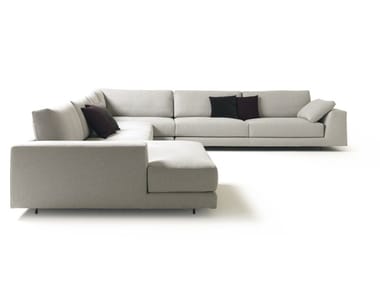 ARGO - Corner sectional fabric sofa by Misuraemme