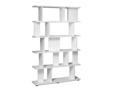 ARIE - Open sectional solid wood bookcase by e15