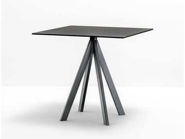 ARKI-BASE ARK4 - Square steel contract table by Pedrali