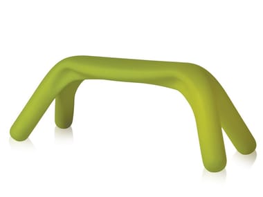 ATLAS - Stackable polyethylene garden bench by Slide