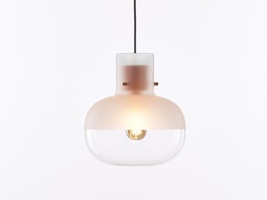 AWA - Blown glass pendant lamp by Brokis