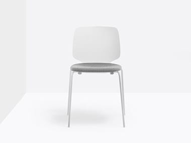 BABILA 2730/A - Technopolymer chair with integrated cushion by Pedrali