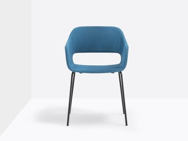 BABILA 2736 - Fabric chair with armrests by Pedrali