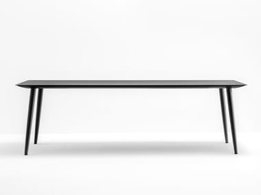 BABILA TBA - Rectangular wooden dining table by Pedrali