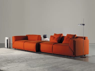 BACON DEEP - Sectional 4 seater fabric sofa by Meridiani