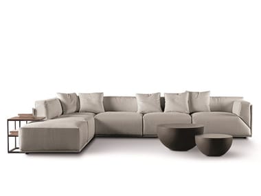 BACON - Sectional fabric sofa by Meridiani