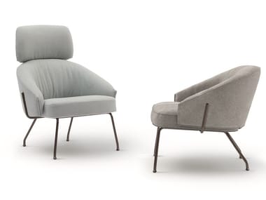 BAHIA - Fabric easy chair by Bonaldo