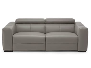 BALANCE - Upholstered sofa with headrest with footstool by Natuzzi Italia