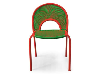 BANJOOLI - Polyethylene threads handwoven chair by Moroso