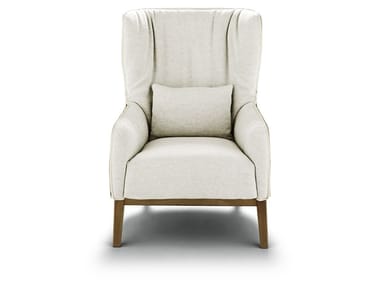 BERG?RE 19 - Bergere upholstered armchair with armrests by DE PADOVA