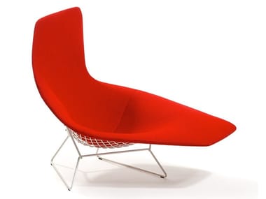 BERTOIA - Upholstered fabric Chaise longue (Request Info)