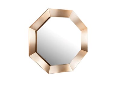 BEST WORLD - Octagonal mirror with integrated lighting by Paolo Castelli