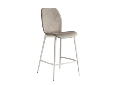 BIP.TT.SS - Fabric stool with back by Colico