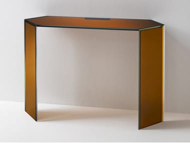 BISEL - Crystal console table by Glas Italia