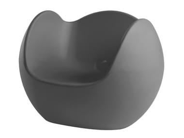 BLOS - Rocking polyethylene armchair by Slide