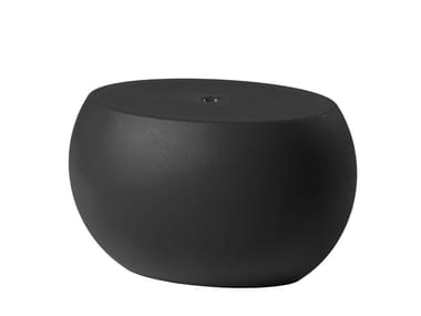 BLOS LOW TABLE - Oval polyethylene garden side table by Slide