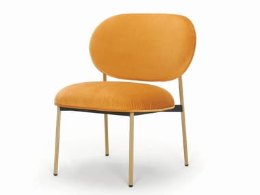 BLUME 2951 - Upholstered fabric easy chair by Pedrali