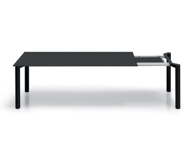 BODONI - Extending rectangular table by Kristalia