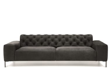 BOSTON - Tufted 3 seater sofa by Pianca