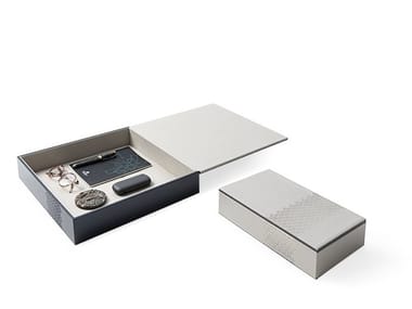 BOX - Leather storage box by Giorgetti