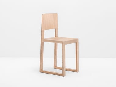 BRERA 380 - Oak chair by Pedrali