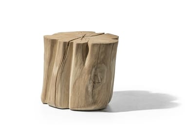 BRICK L - Wooden stool / coffee table by Gervasoni