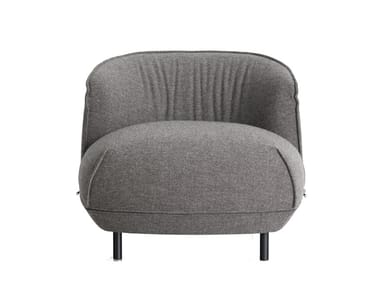 BRIONI - Upholstered fabric armchair by Kristalia