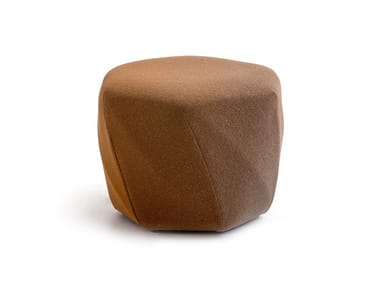 BROOK - Fabric pouf with removable lining by Moroso