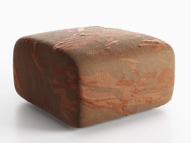 BUDDIE - Upholstered pouf by Natuzzi Italia