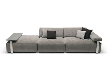 CANNES - 3 seater fabric sofa by Misuraemme