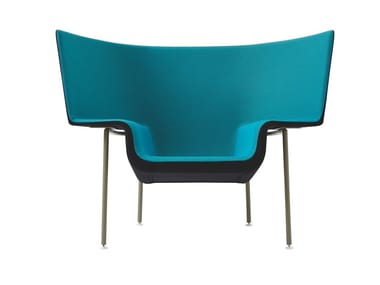 CAPO - Armchair with armrests by Cappellini