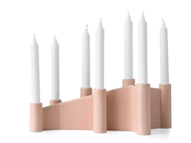 CATHEDRAL - Ceramic candle holder by Calligaris