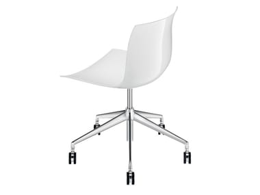 CATIFA 53 - Swivel chair with 5-spoke base by Arper