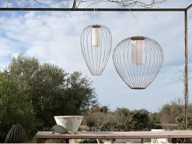 CELL - Metal outdoor pendant lamp by Karman