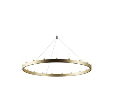 CHANDELIER - Metal pendant lamp by FontanaArte