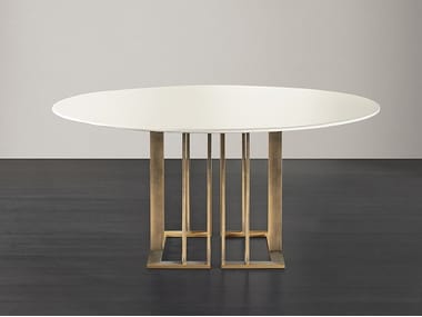 CHARLIE - Wooden dining table by Meridiani