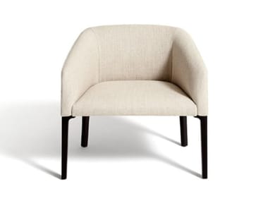 CHESTO - Upholstered fabric easy chair with armrests by DE PADOVA