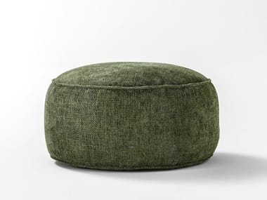 CHICO - Upholstered round pouf by Novamobili