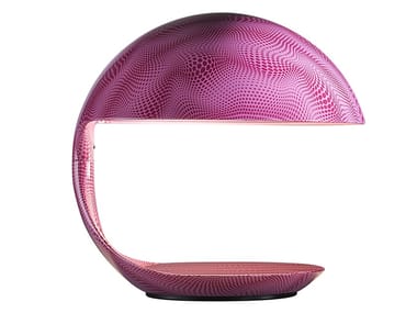 COBRA TEXTURE - KARIM RASHID - Swivel resin table lamp by Martinelli Luce