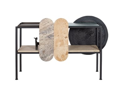 COLLAGE - Rectangular console table by Pulpo