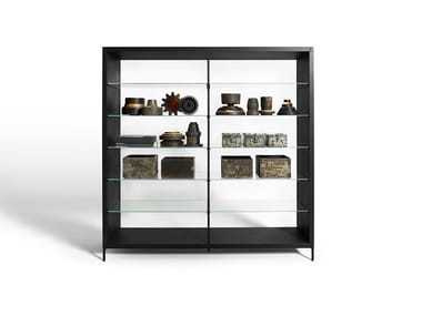 COMBI OPEN UNITS - Open bookcase with built-in lights by DE PADOVA