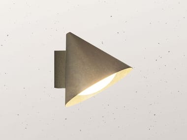 CONE 286.16 - Brass Outdoor wall Lamp by Il Fanale