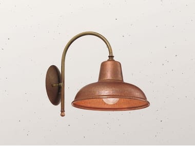 CONTRADA 243.06 - Metal wall lamp with fixed arm by Il Fanale