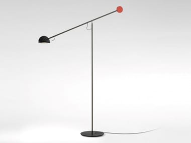 COP?RNICA P - Steel floor lamp with swing arm by Marset