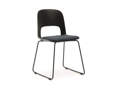 CORA - Sled base chair by Pianca