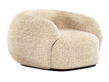 CORAL - Wool armchair with armrests by Paolo Castelli