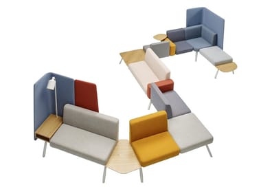 CORALS SEATING - Sectional modular fabric sofa by Casala