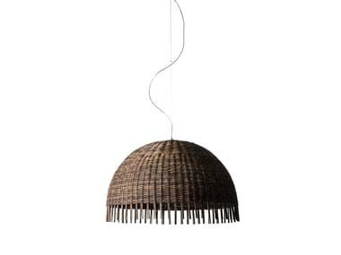 CROCO 95 - Rattan pendant lamp by Gervasoni