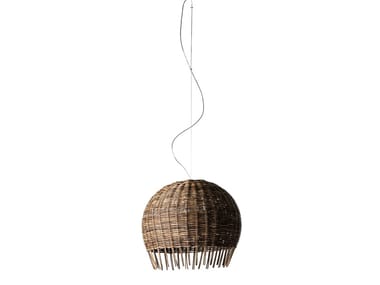 CROCO 96 - Rattan pendant lamp by Gervasoni