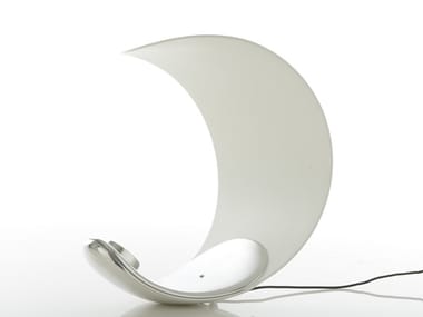 CURL - LED polycarbonate table lamp with Dimmer by Luceplan